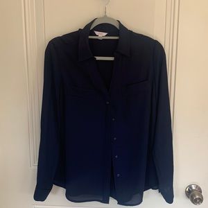 Navy blue candies blouse